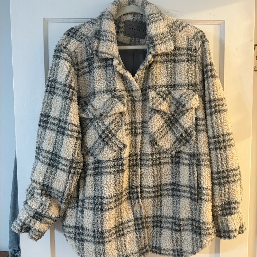 Plaid Sherpa Jacket